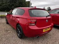 Used BMW 116 Sport Line 136 HP (100 kW) 2014 Red Hatchback