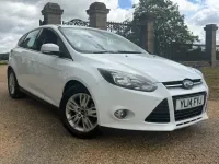 Used Ford Focus Titanium 115 HP (84 kW) 2014 White Hatchback