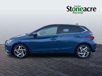 New Hyundai i20 Premium 100 HP (73 kW) 2025 Blue Hatchback