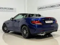 Used Mercedes SLC300 AMG line 245 HP (180 kW) 2018 Blue Cabriolet