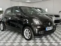 Used Smart ForFour Passion 71 HP (52 kW) 2018 Black Hatchback