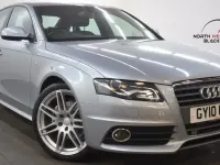 Used Audi A4 S-Line 143 HP (105 kW) 2010 Silver Sedan