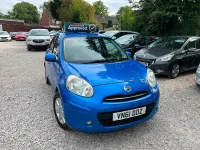 Used Nissan Micra Acenta 98 HP (72 kW) 2011 Blue Hatchback