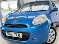 Used Nissan Micra Acenta 80 HP (58 kW) 2011 Blue Hatchback