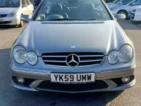 Käytetty Mercedes CLK200 2009 Hopea Avoauto
