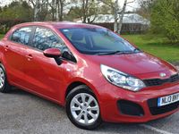 Used Kia Rio 85 HP (62 kW) 2013 Red Hatchback