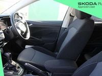 Used Skoda Fabia Colour Edition 148 HP (108 kW) 2024 Moon white metallic black magic pearl effect Hatchback