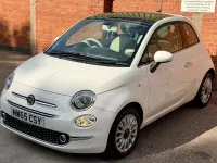 Used Fiat 500 Lounge 69 HP (50 kW) 2016 White Hatchback