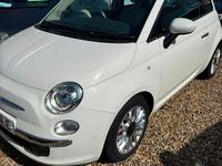 Used Fiat 500 Lounge 2015 White Hatchback