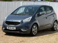 Used Kia Venga 125 HP (91 kW) 2016 Blue Hatchback