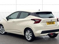 Used Nissan Micra Acenta 101 HP (74 kW) 2019 White Hatchback