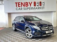 Used Mercedes GLA200 AMG line 156 HP (114 kW) 2018 Blue SUV