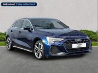 Used Audi A3 S-Line 116 HP (85 kW) 2024 Blue Hatchback