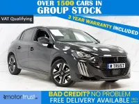 Used Peugeot 208 Allure 100 HP (73 kW) 2024 Black Hatchback