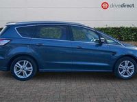 Used Ford S-MAX Titanium 150 HP (110 kW) 2019 Blue MPV