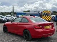 Used BMW 218 Sport Line 2016 Red Coupe
