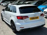 Used Audi A3 S-Line 150 HP (110 kW) 2017 White Hatchback