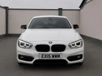 Used BMW 116 Sport Line 116 HP (85 kW) 2015 White Hatchback