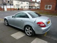 Käytetty Mercedes SLK280 231 HP (169 kW) 2007 Hopea Avoauto