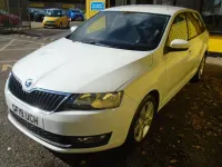 Used Skoda Rapid SE 93 HP (68 kW) 2019 White Hatchback