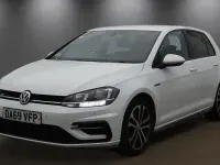 Used VW Golf VII R-line 150 HP (110 kW) 2019 White Hatchback