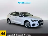 Used Audi A3 Advanced 150 HP (110 kW) 2021 White Sedan