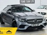 Used Mercedes E220 AMG Line Premium Plus 194 HP (142 kW) 2018 Grey Coupe