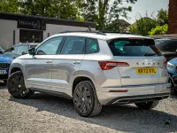 Used Skoda Karoq SportLine 150 HP (110 kW) 2023 Silver SUV