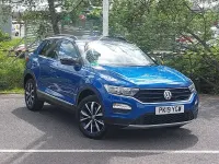 Used VW T-Roc Design 115 HP (84 kW) 2019 Blue SUV