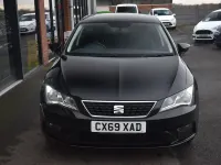 Used Seat Leon SE Dynamic 130 HP (95 kW) 2019 Black Hatchback
