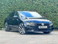 Used VW Arteon R-line 150 HP (110 kW) 2018 Black Hatchback