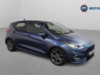 Used Ford Fiesta ST-Line 125 HP (91 kW) 2021 Blue Hatchback