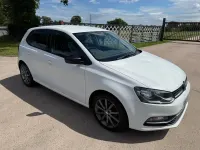 Used VW Polo Design 90 HP (66 kW) 2015 White Hatchback