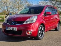 Used Nissan Note N-TEC 110 HP (80 kW) 2013 Red Hatchback