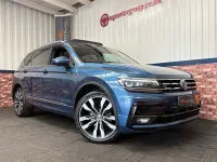 Used VW Tiguan Allspace R-line 150 HP (110 kW) 2021 Blue SUV
