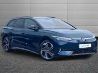 Used VW ID.7 GTX 250 kW (340 HP) 2026 Aquamarine blue with black roof Estate