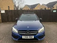Used Mercedes C220 AMG line 2016 Blue Estate
