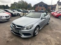 used Mercedes E220 E-Class 2.1CDI AMG Sport Cabriolet 2dr Diesel G-Tronic+ Euro 5 (s/s) (170 ps)