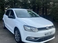 Used VW Polo Design 90 HP (66 kW) 2015 White Hatchback