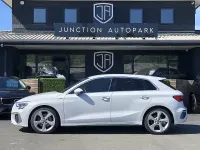 Used Audi A3 S-Line 110 HP (80 kW) 2022 White Sedan