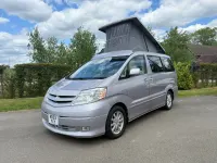 Begagnad Toyota Alphard 2017 Silver Minibuss