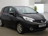 Used Nissan Note Tekna 90 HP (66 kW) 2015 Black Hatchback