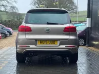 Used VW Tiguan R-line 177 HP (130 kW) 2015 Beige SUV