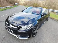 Used Mercedes C220 AMG line 170 HP (125 kW) 2016 Black Cabriolet