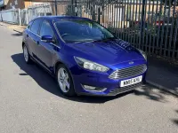 Used Ford Focus Titanium 120 HP (88 kW) 2015 Blue Hatchback