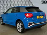 Begagnad Audi Q2 S-Line 150 HK (110 kW) 2023 Blå SUV