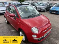 Used Fiat 500 69 HP (50 kW) 2016 Red Cabriolet