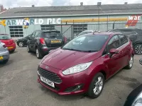 Used Ford Fiesta Zetec 82 HP (60 kW) 2015 Red Hatchback