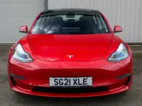 Used Tesla Model 3 Long Range AWD 366 kW (498 HP) 2021 Red Sedan