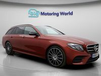Used Mercedes E220 AMG line 194 HP (142 kW) 2020 Red Estate